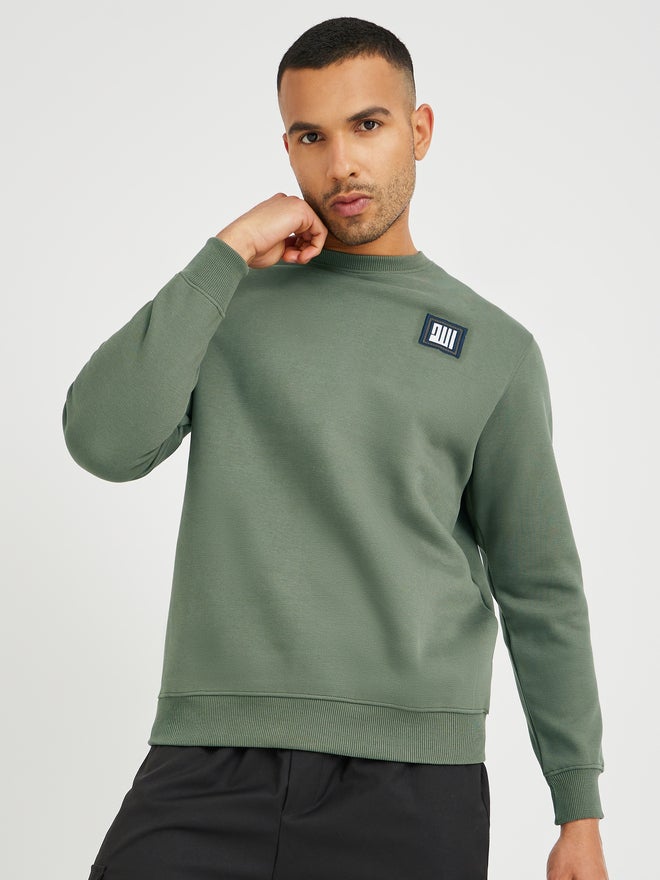 Fort Collins Fort Collins Slogan Print Round Neck Sweatshirt  - Image 3