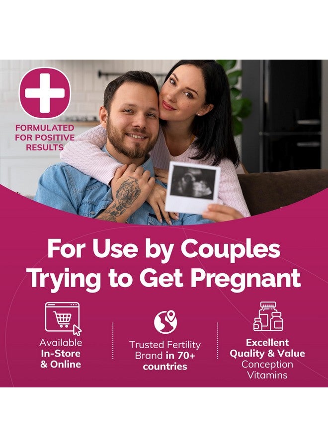 Conceive Plus كونسيف بلس مزلق خصوبة مع تطبيقات مسبقة التعبئة، مزلق صديق للخصوبة والحيوانات المنوية للأزواج الذين يحاولون الإنجاب - مرطب مائي مهبلي آمن للحمل | 3 × 4 جرام لدعم الحمل - Image 4