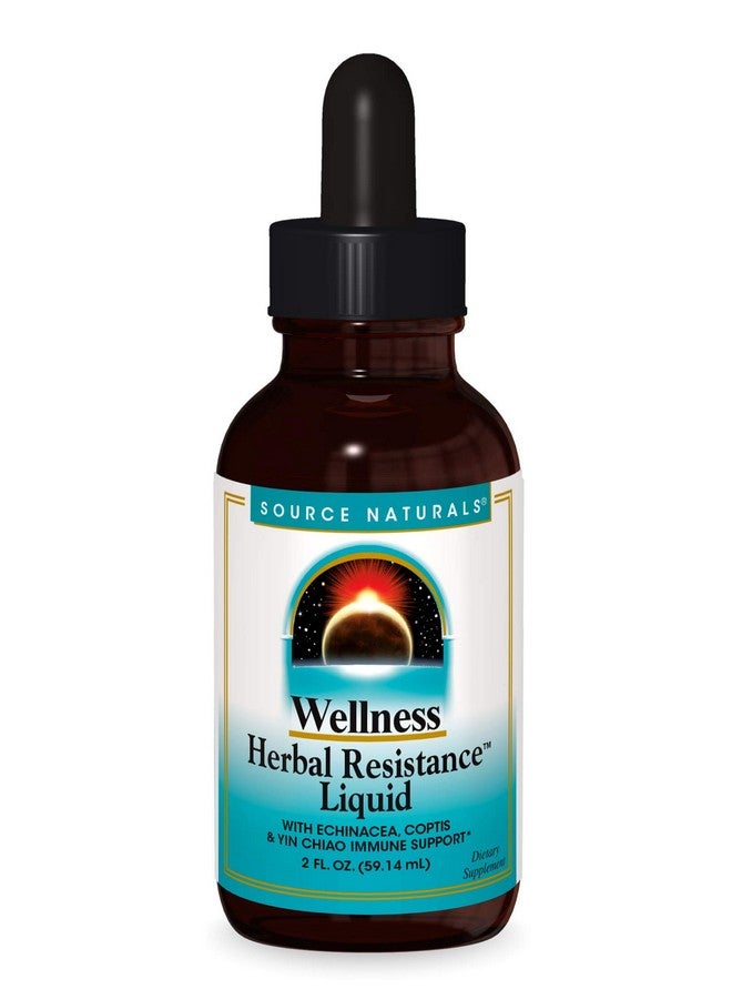 Source Naturals Herbal Resistance Contains Echinacea Yin Chiao Elderberry & More 2 Fluid Oz - Image 2