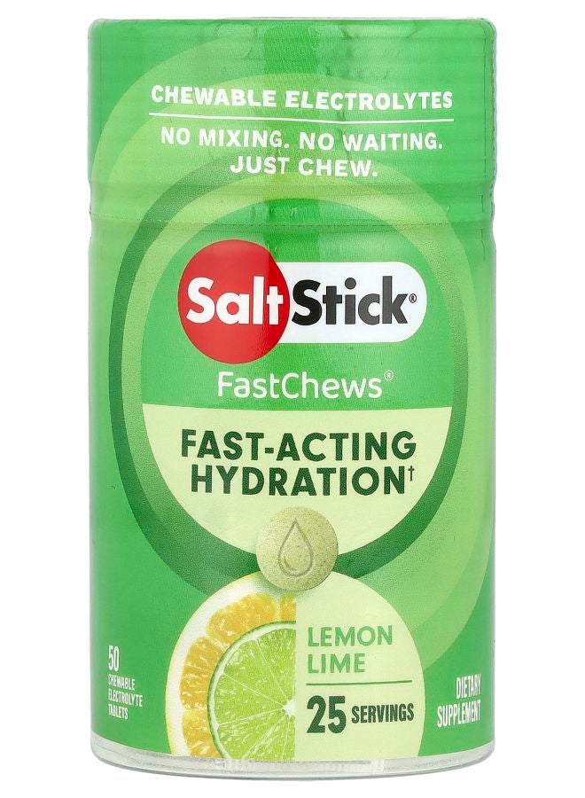 FastChews® Chewable Electrolytes Lemon Lime 50 Chewable Tablets