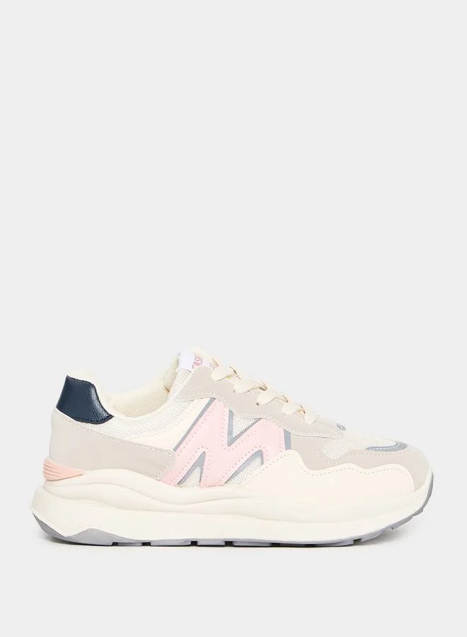 Styli Chunky Sole Lace Up Sneakers