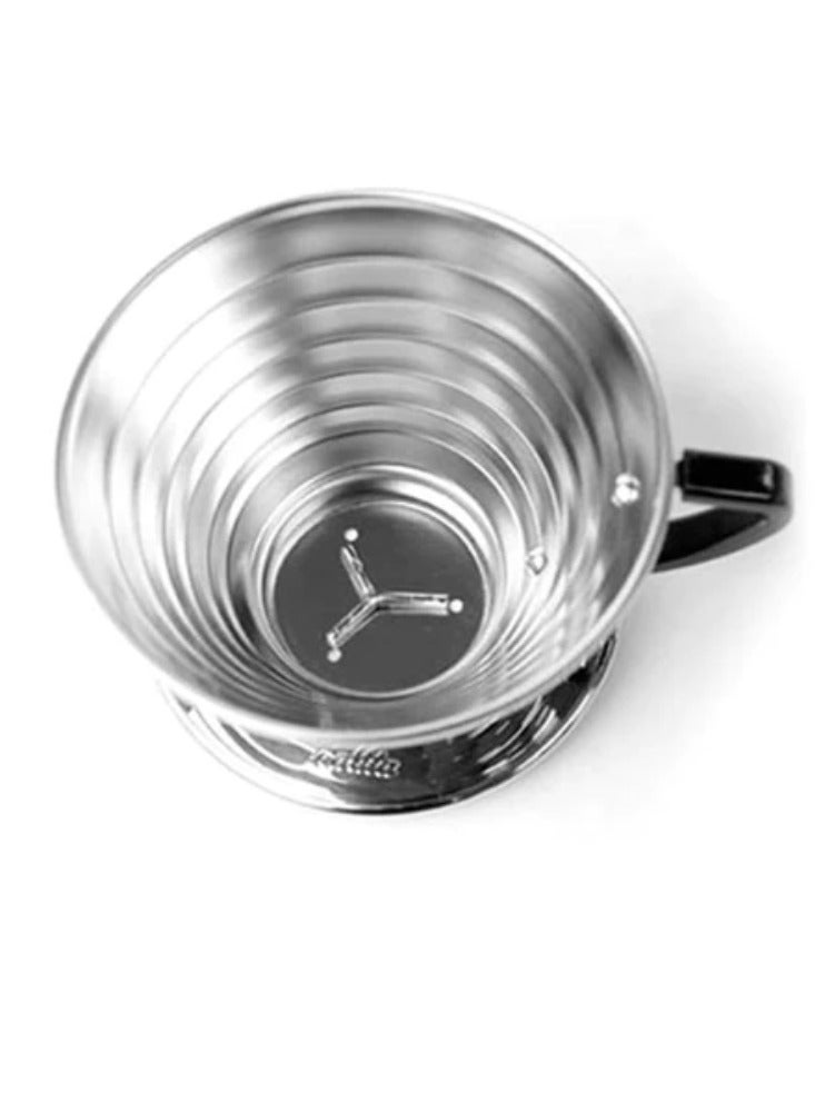 Kalita Stainless Steel Wave Dripper 155, Size 01 - Image 2
