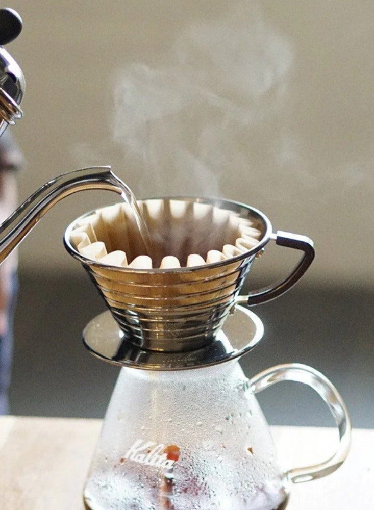 Kalita Stainless Steel Wave Dripper 155, Size 01 - Image 4
