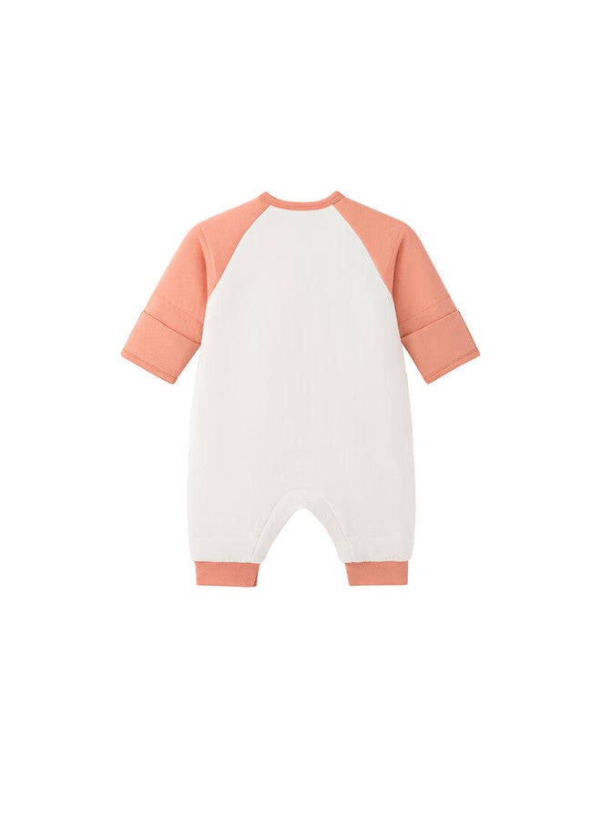 YEEHOO Yeehoo (yeehoo) Cotton-padded Onesie Dynamic Constant Temperature Baby Clothes Autumn And Winter Warm Newborn Clothes Combed Cotton Baby Crawling Suit  - Image 1