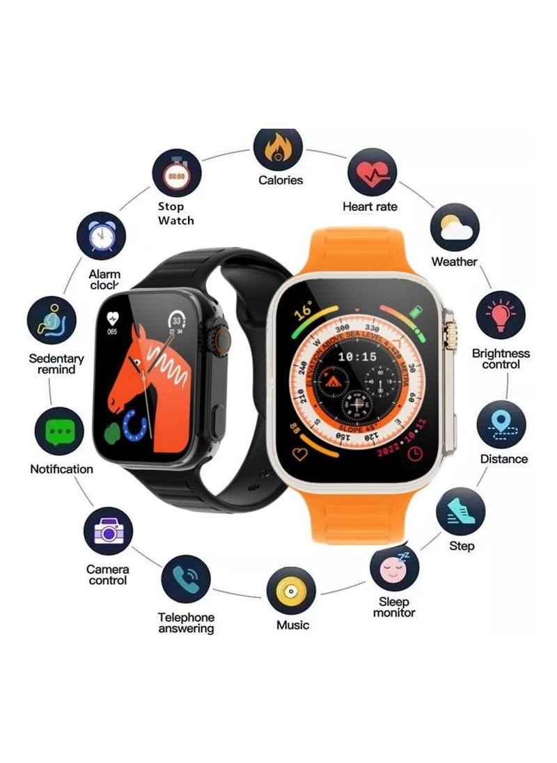ColMi - Smartwatch Bluetooth Connected Smartwatch with Compass and Heart Rate And Blood Pressure Measurement - Image 1