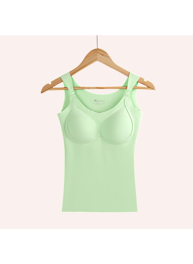 Goso Nursing Bra, Strap Autumn And Winter Warm Postpartum Breastfeeding Maternity Bra Zj159, Light Green, M - Image 1