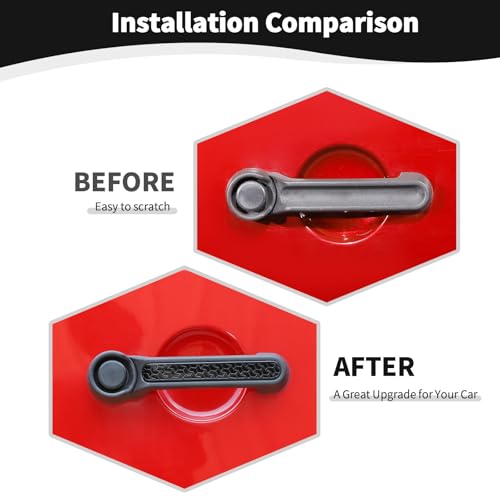 JOSHELA for Jeep JK Tailgate Door Handle Inserts Cover Trim Black for Jeep Wrangler JK 2DR 20072017 Black Exterior Accessories 3pcs - Image 3