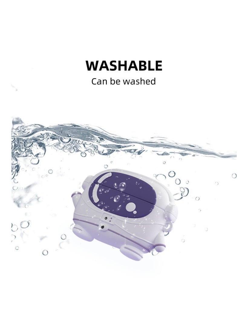 Captaintech Cover for Bose Ultra Open Earbuds, Cute Case with Keychain, Silicone Anime Protective Cover for Bose Ultra Open Ear, Silicone Cartoon Cool Case for Kids, White  - Image 4