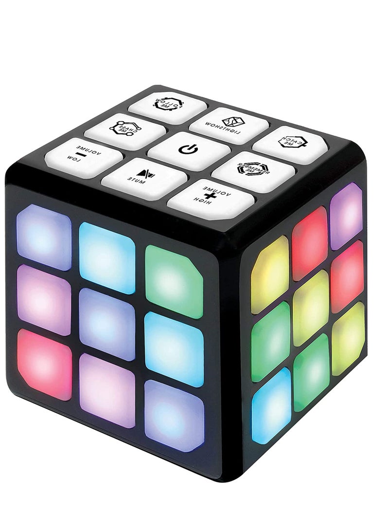Excefore 4-in-1 Children's Lighting Music Rubik's Cube, STEM Toy for Kids Ages 6-12, Fun Gift for Boys and Girls, Enhances Cognition & Memory Skills, Ideal for Travel & Stress Relief - Image 1