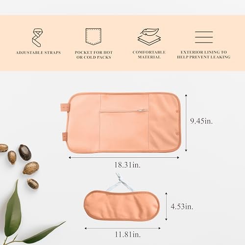 Handcraft Blends Castor Oil Pack Wrap - Organic Castor Oil 16 oz with Reusable Wraps - Durable Comfortable Pack Wraps for Neck and Stomach with Adjustable Elastic Straps - Image 3
