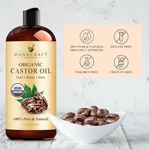 Handcraft Blends Castor Oil Pack Wrap - Organic Castor Oil 16 oz with Reusable Wraps - Durable Comfortable Pack Wraps for Neck and Stomach with Adjustable Elastic Straps - Image 4