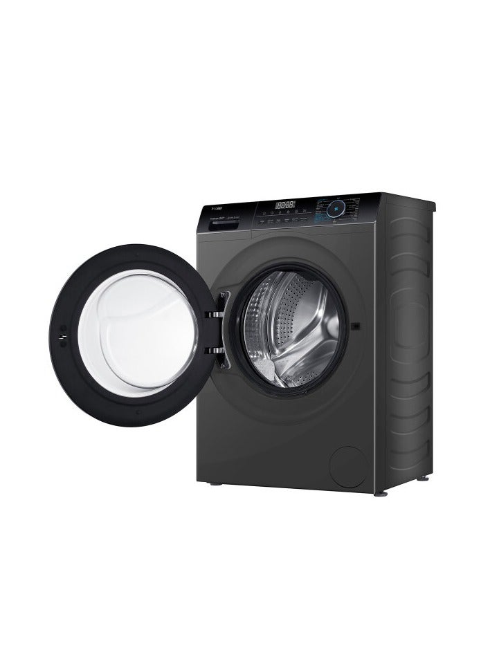 Haier 8kg Front Load Washing Machine Free Standing 525MM Super Drum Inverter Motor Laser Welding Pillow Drum Steam Refresh Model HW80-BP12929S6 Starry Silver - Image 4