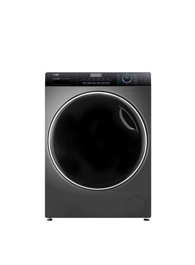 Haier 8kg Front Load Washing Machine Free Standing 525MM Super Drum Inverter Motor Laser Welding Pillow Drum Steam Refresh Model HW80-BP12929S6 Starry Silver - Image 1