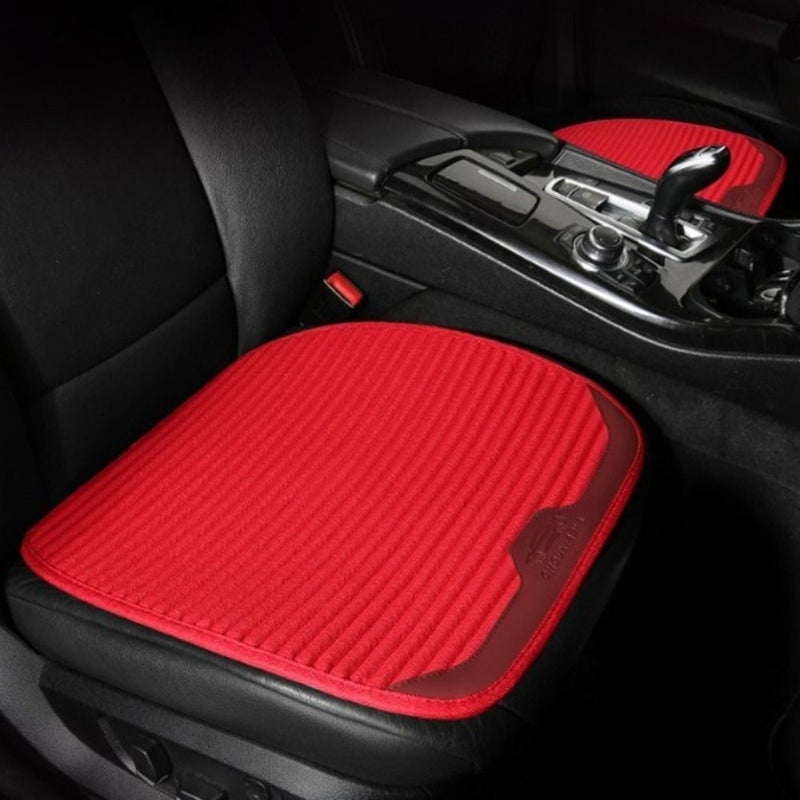1pc Square Mat Passenger Red Front And Rear Seat Cushion For Car Driver Seat Breathable Ventilated All Season Use For Truck SUV Van - Image 4