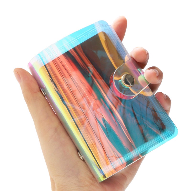 FENKON Small Photo Album 2x3 Compatible with Fujifilm Instax Mini Film/Polaroid Film/Kpop Photocard Credit Card Holder for Women Girl Birthday Gift (36 Pockets) - Image 1