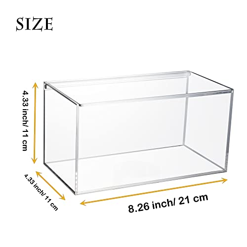 Heyrelda Coffee Pod Holder Acrylic K Cup Holder Organizer for Nespresso Vertuoline Capsules, Tea Bag, Sugar Packets, Coffee Capsule Storage Organizer with Hinge Lid Coffee Bar Accessories, Clear - Image 2