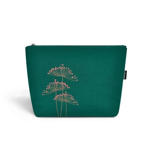 Ecoright Makeup Pouch for Girls, Canvas Cosmetic Pouch for Women, Small Pouches for Women - Image 1