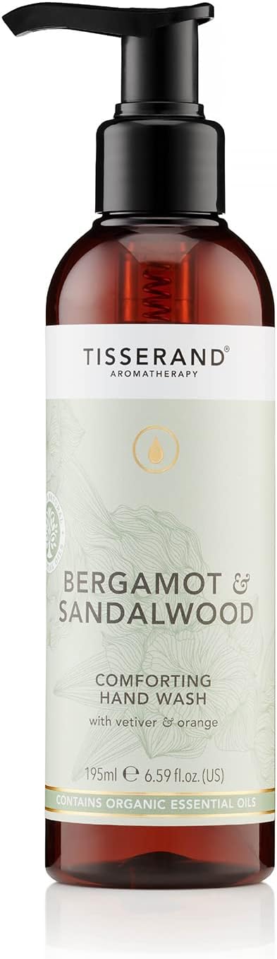 Tisserand Aromatherapy Natures Spa Comforting Hand Wash 100 Natural Pure Essential Oils Bergamot and Sandalwood 195ml - Image 1
