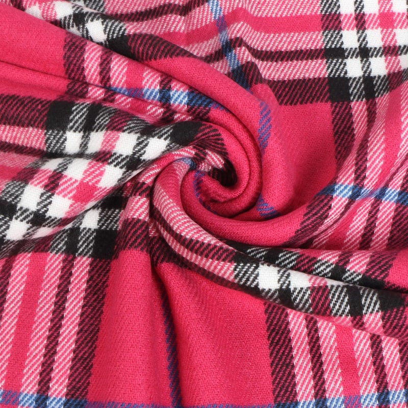 TZ Promise Unisex's Infinity Scarves Tartan Plaid & Checks Soft Long for Cold Weather Winter - Image 2