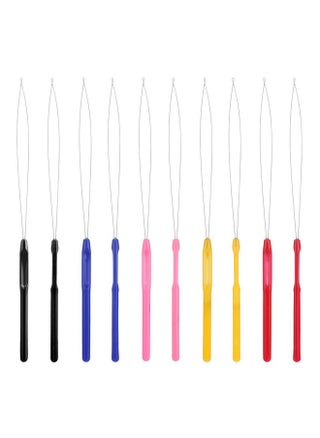 Ibba 10Pcs Hair Extensions Loop Needle Threader Bead Device Pulling Hook Tool For Micro Links Hair Feather Extensions Kit Hair Styling Tools Accessory Multicolor - pzsku/Z9834D87635F52ADBF3CEZ/45/_/1696069784/be9a13d9-c0a8-46a6-b4e8-046c9ca49325