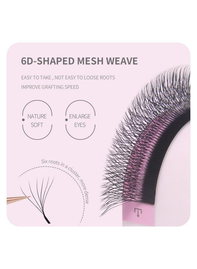 ANNAFRIS 6D Premade Fan W Shape Eyelash Extensions 0.07 L Curl 8-15Mm Mix Volume Self Fanning False Lashes Makeup Supplies Professional Use Lash Extension(0.07 L, 8-15Mm Mix) - Image 2