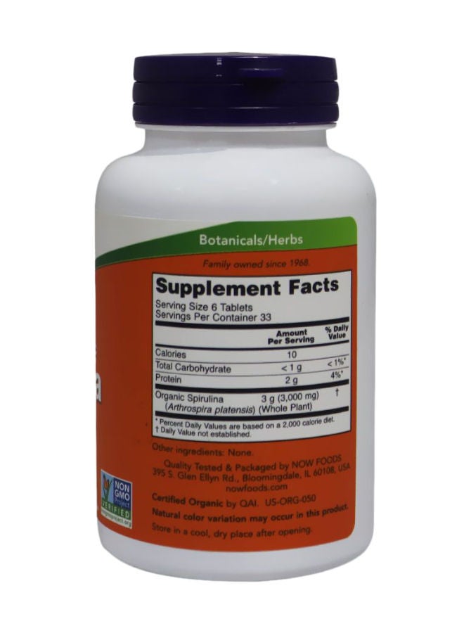 now Spirulina 500 mg Tablets 200's - Image 2