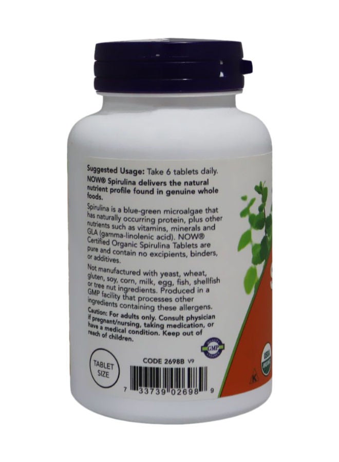 now Spirulina 500 mg Tablets 200's - Image 4