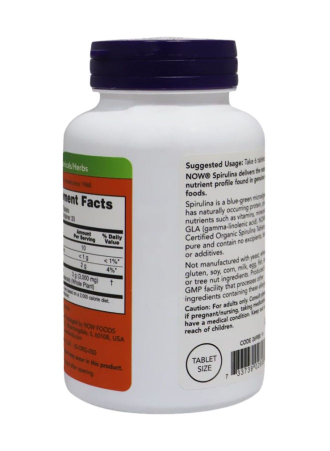 now Spirulina 500 mg Tablets 200's - Image 3