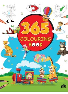 365 COLOURING BOOK Paint and Draw with 365 Big Pictures  - Image 1