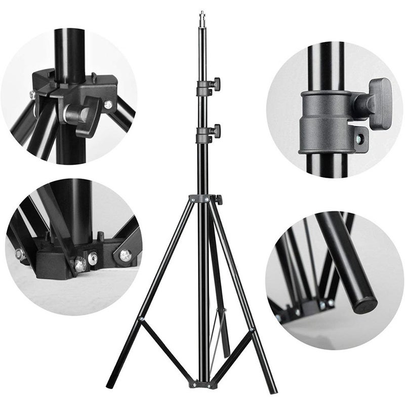 ADZOY Professional BD-460 with 600 LED Power 18 Inch Ring Light and 7 Feet Metal Tripod (Supports Up to 2500 g) - Image 5