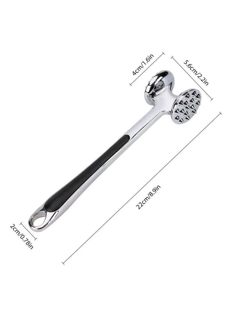 KITCHENOO Metal beef hammer to make the meat thinner in two directions - Image 2
