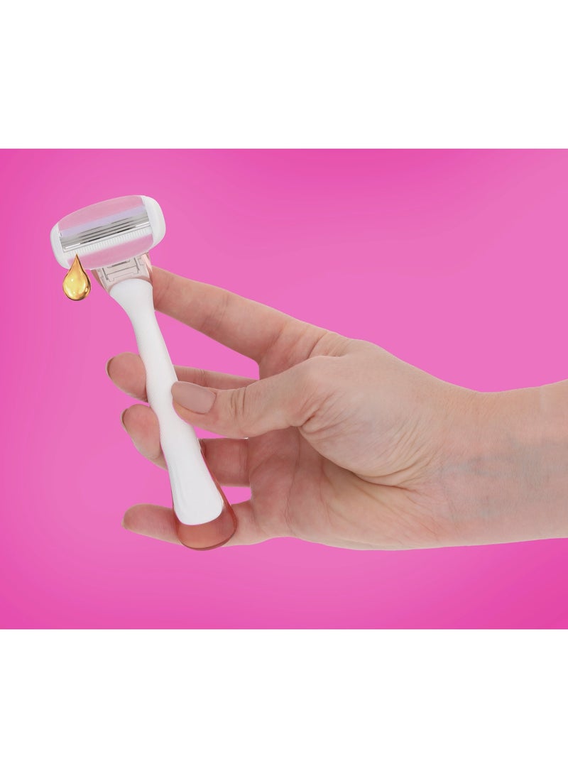 ROSSMANN - German Brand, ISANA shaver 3-razorblades, Hair Removal Razor for Women, made in Germany - Image 1
