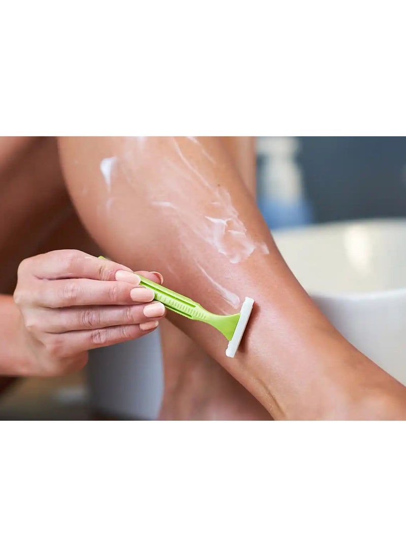 ROSSMANN - German Brand, ISANA shaver 3-razorblades, Hair Removal Razor for Women, made in Germany - Image 1