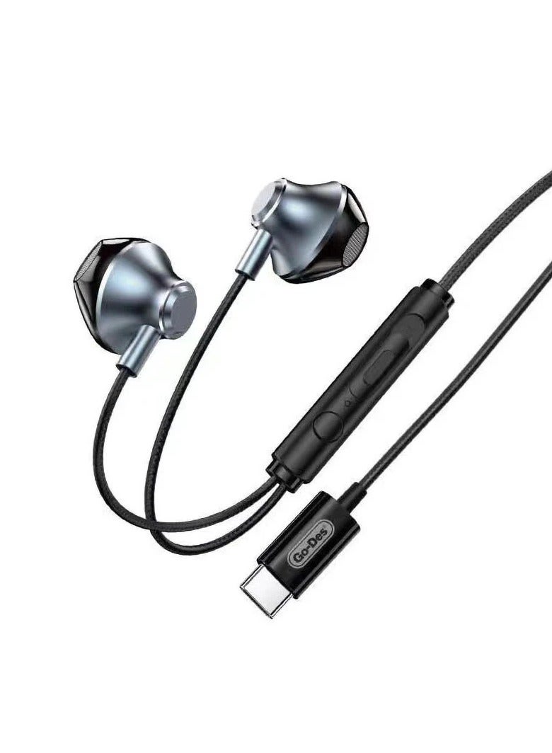GO-DES Type C Earphone - Image 1