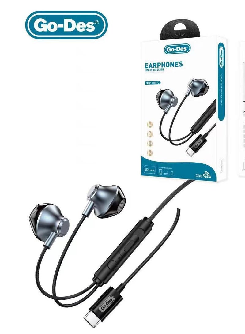 GO-DES Type C Earphone - Image 2