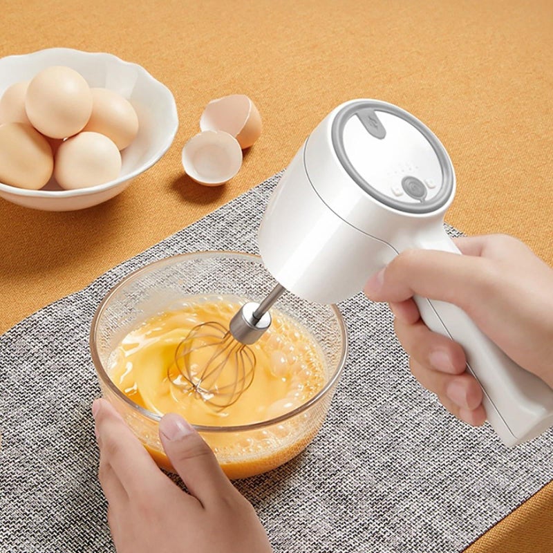 Blender - Small cordless handheld rechargeable whisk powered by USB, convenient kitchen companion for mixing eggs, whipping cream, preparing baking dough, sauces and drinks with ease anytime - Image 3