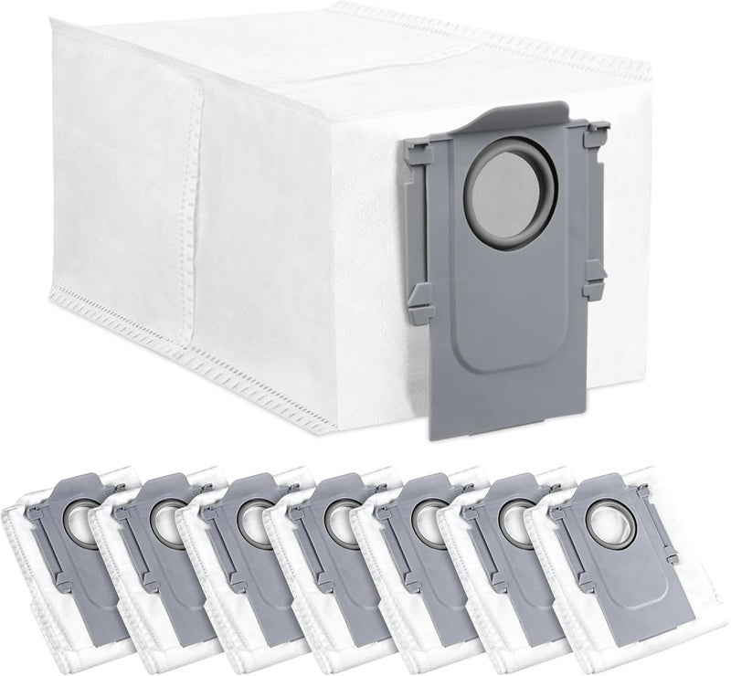 AnDongo 8 Pack Dust Bags for Roborock QV 35A/Saros 10/10R/Q Revo/Qrevo S/Qrevo Pro/Qrevo Plus/Qrevo Master/Qrevo Slim/Qrevo Curv/Qrevo Edge/S8 MaxV Ultra Robot Vacuum, 2.7L Large Capacity Replacement Dust Bag | 2.7L Large Capacity Replacement Dust Bag - Image 1