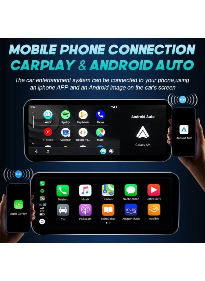 Vierex - Android Car Stereo For Lexus RX RX270 RX350 450h 2009-2015 12.3 Multimedia Player With CarPlay Android Auto Wireless 8GB RAM Fast Interface Plug and Play USB WiFi 4G Touchscreen DSP - Image 1
