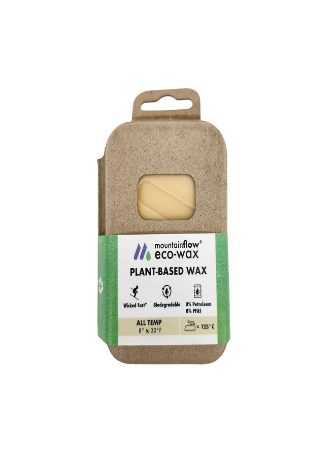 mountainFLOW Wax Company mountainFLOW Plant-Based, Biodegradable, Petroleum Free Ski/Snowboard Hot Wax, All-Temp (8 to 30F| -13 to -1C) - Image 1