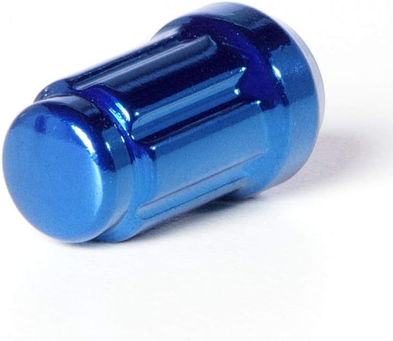 Circuit Performance Spline Drive Tuner Acorn Lug Nuts Blue 12x1.5 Forged Steel (24pc + Tool) - Image 4