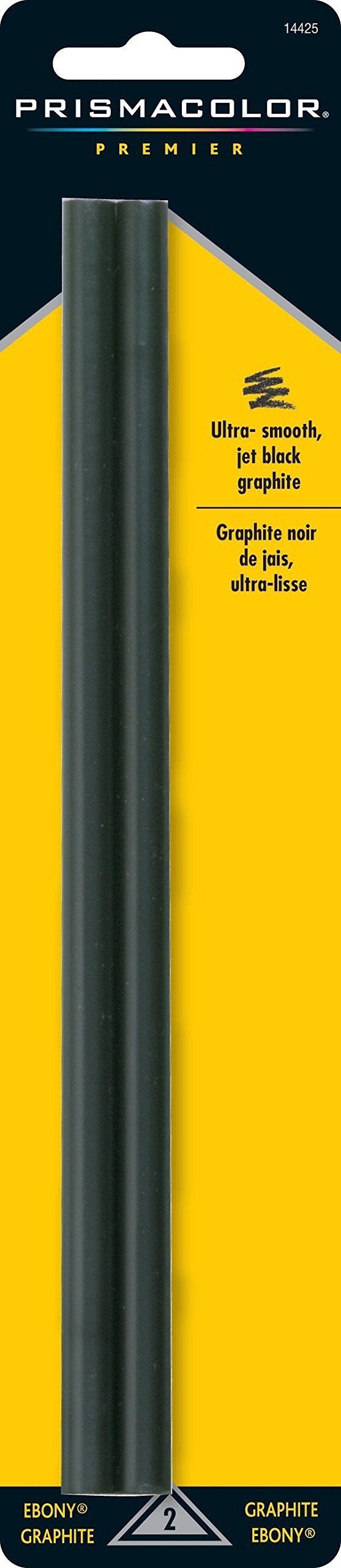 Prismacolor Prismacolor Ebony Graphite Drawing Pencils Black 2Count 
