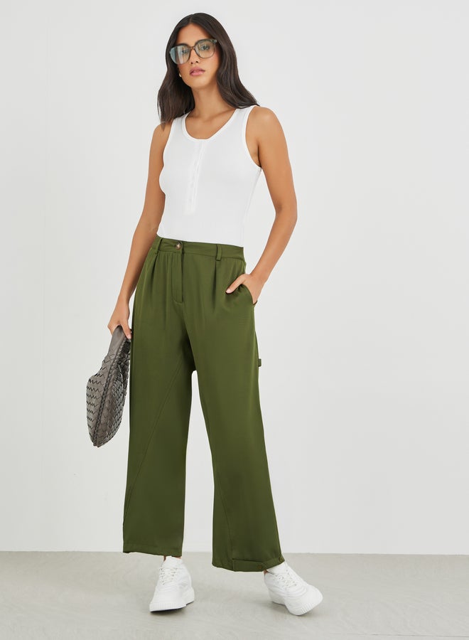 Styli Mid Rise Relaxed Fit Pants - Image 2