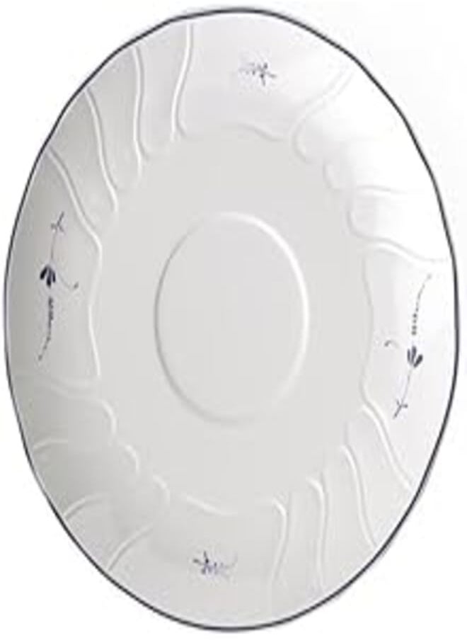 Villeroy & Boch Villeroy & Boch Old Lu x emburg Coffee Saucer 14 cm, Blue,white 