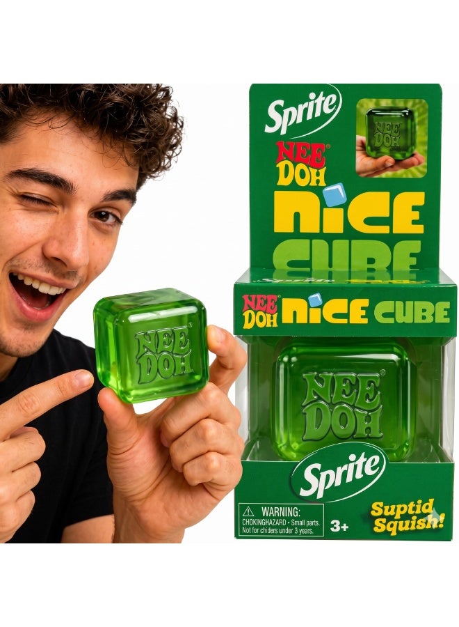 Nice Cube Fidget Toy for Kids & Adults – Soft Squishy Sensory Stress Relief Cube, Anxiety & Focus Aid, Stretchable Super Solid Squeeze Toy, 2.25" Stress Ball, Assorted Colors, - Image 1