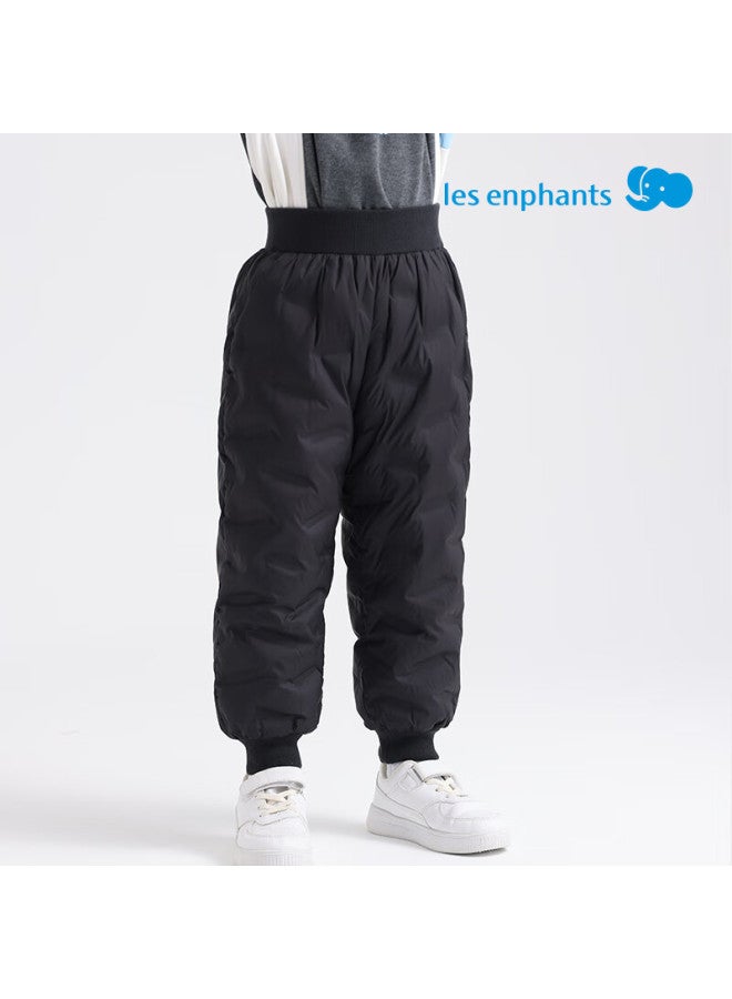 Les enphants Li Ying Fang Children's Down Pants Uni Winter Warm Pants Clove Purple 100 CM - Image 3