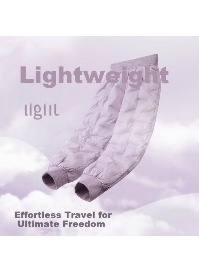 Les enphants Li Ying Fang Children's Down Pants Uni Winter Warm Pants Clove Purple 100 CM - Image 5
