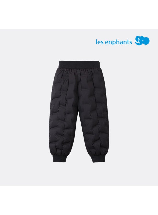 Les enphants Li Ying Fang Children's Down Pants Uni Winter Warm Pants Clove Purple 100 CM - Image 4