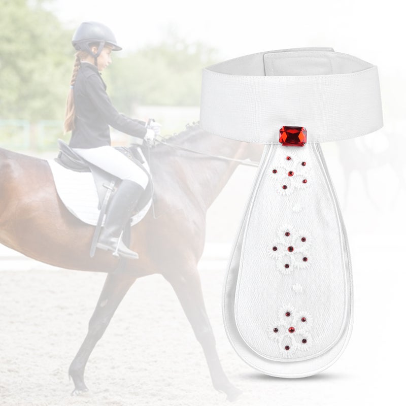 Kids Equestrian Necktie: Soft Durable Quality Material - Stylish Elegant Exquisite Workmanship for Children Horse Riding - Image 4