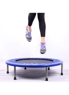 Generic Fitness Trampoline, Round - Multicolor - Indoor Bounce for Kids and Adults M 38  - Image 1