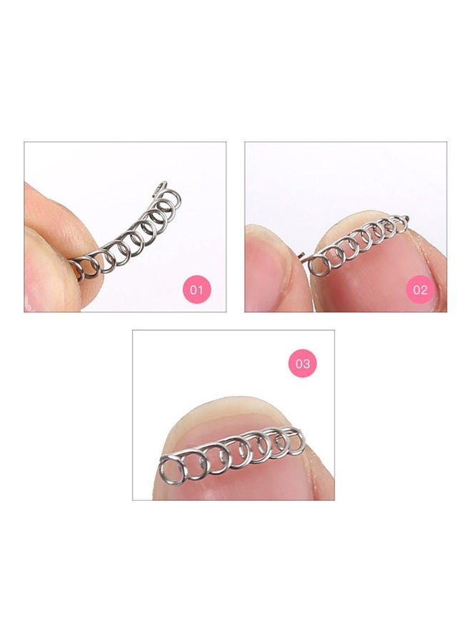 NIBEMINENT 13-Piece Stainless Steel Toenail Correction Tool Set Silver - Image 4